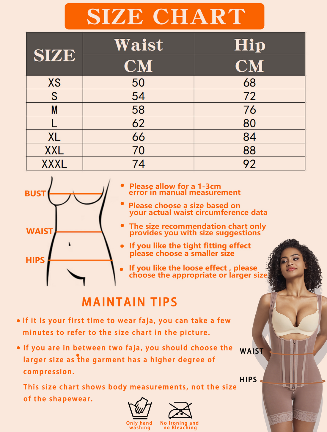 NewShapewear  High Compression Shapewear with Front Zipper and Mid Thigh