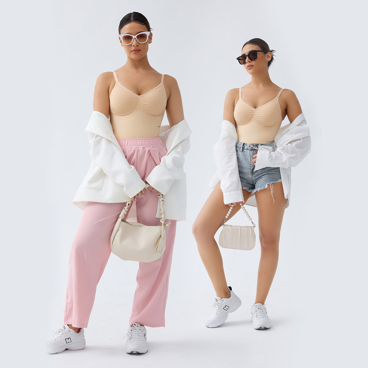 Womens Briefs Tummy Control Bodysuit with Removable Pads Shapewear