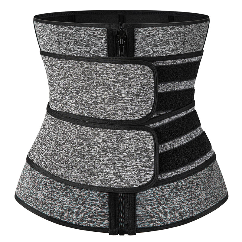 Women Double Compression Waist Trainer Corset Belt Tummy Control Body Shaper