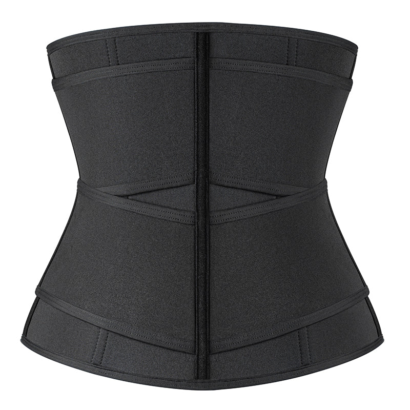 Women Double Compression Waist Trainer Corset Belt Tummy Control Body Shaper