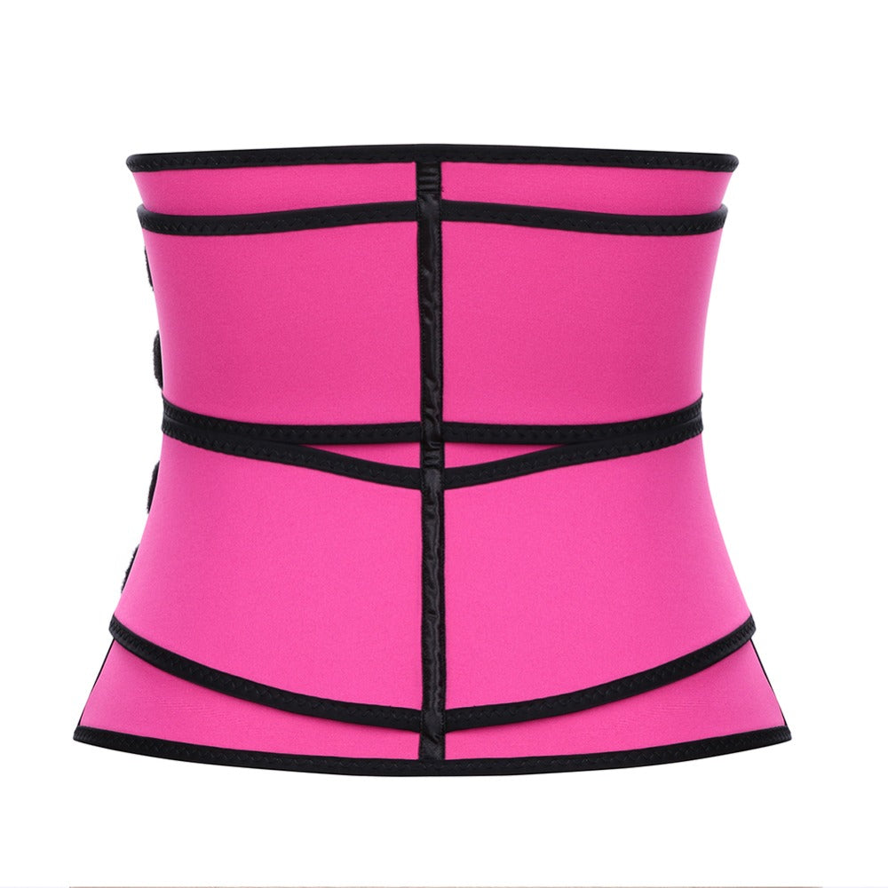 Women Double Compression Waist Trainer Corset Belt Tummy Control Body Shaper