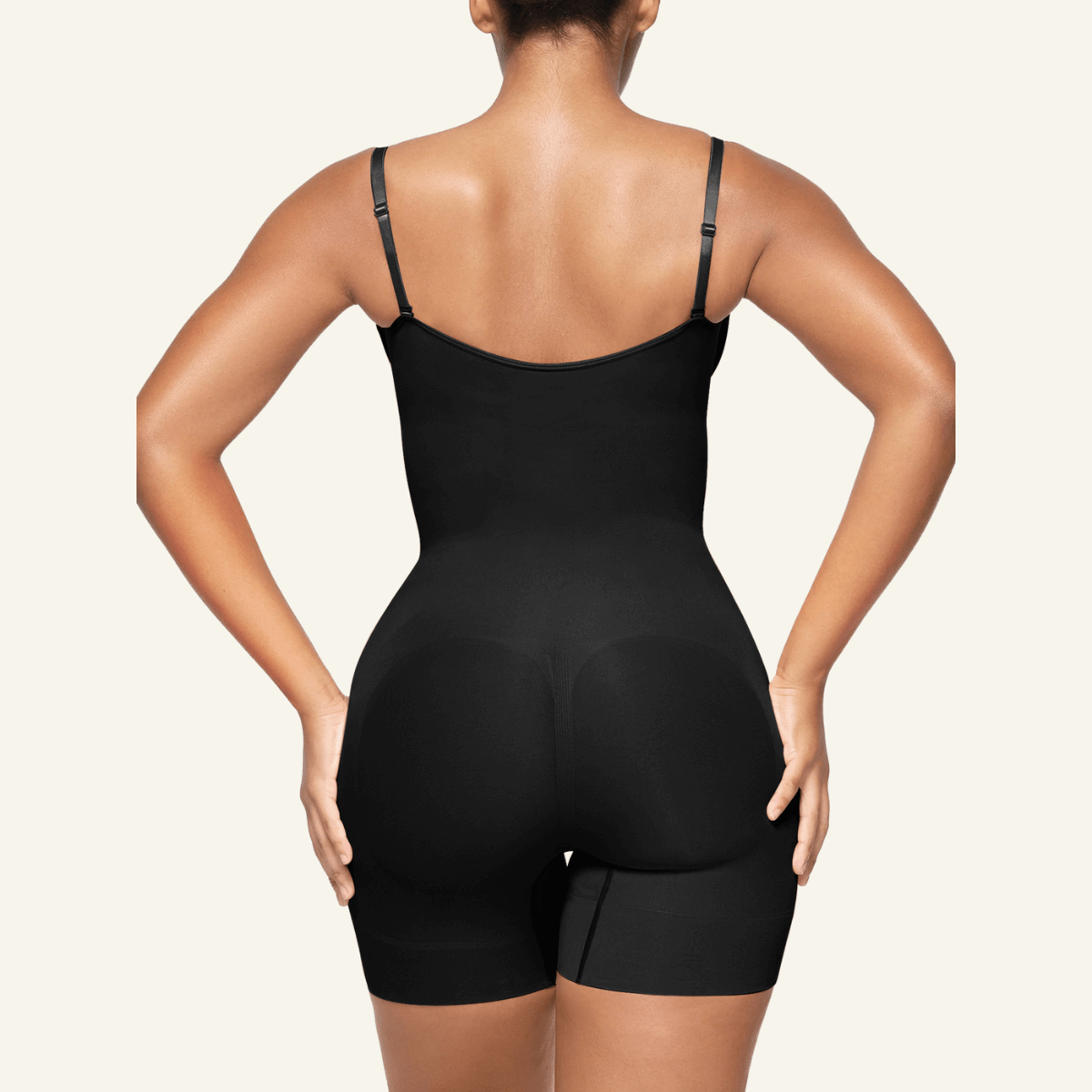 Womens Seamless Open-Bust Tummy Control Shorts Shapewear Bodysuit