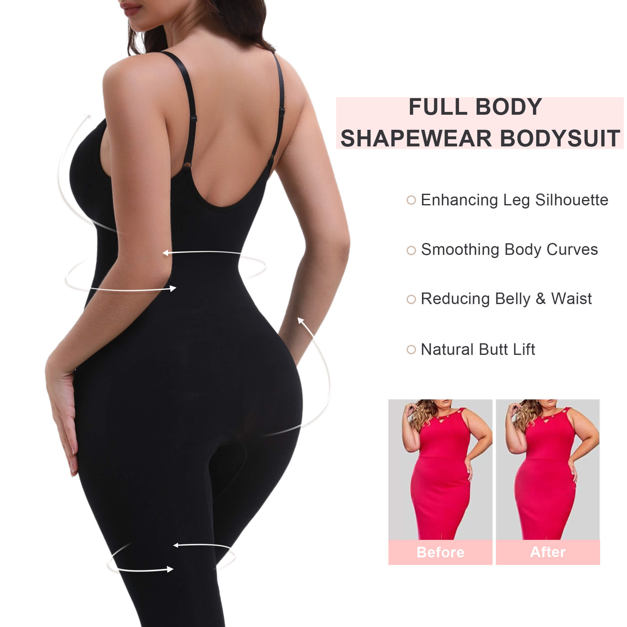 Women's 3-in-1 Seamless Full Body Compression Legging Bodysuit