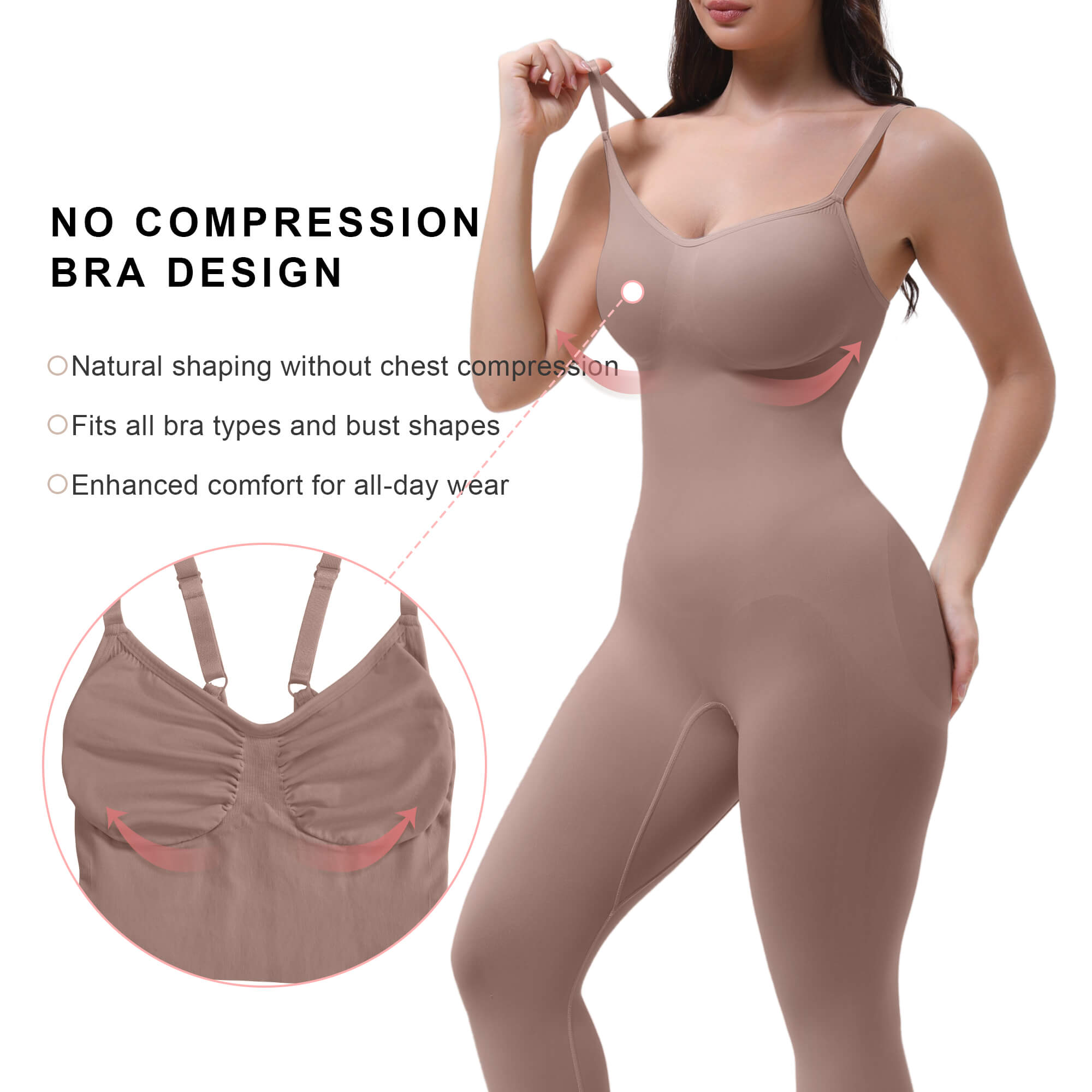 Women's 3-in-1 Seamless Full Body Compression Legging Bodysuit