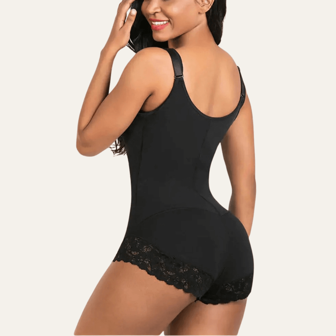 NewShapewear Colombian Firm Tummy Control Faja with Zip & Hooks