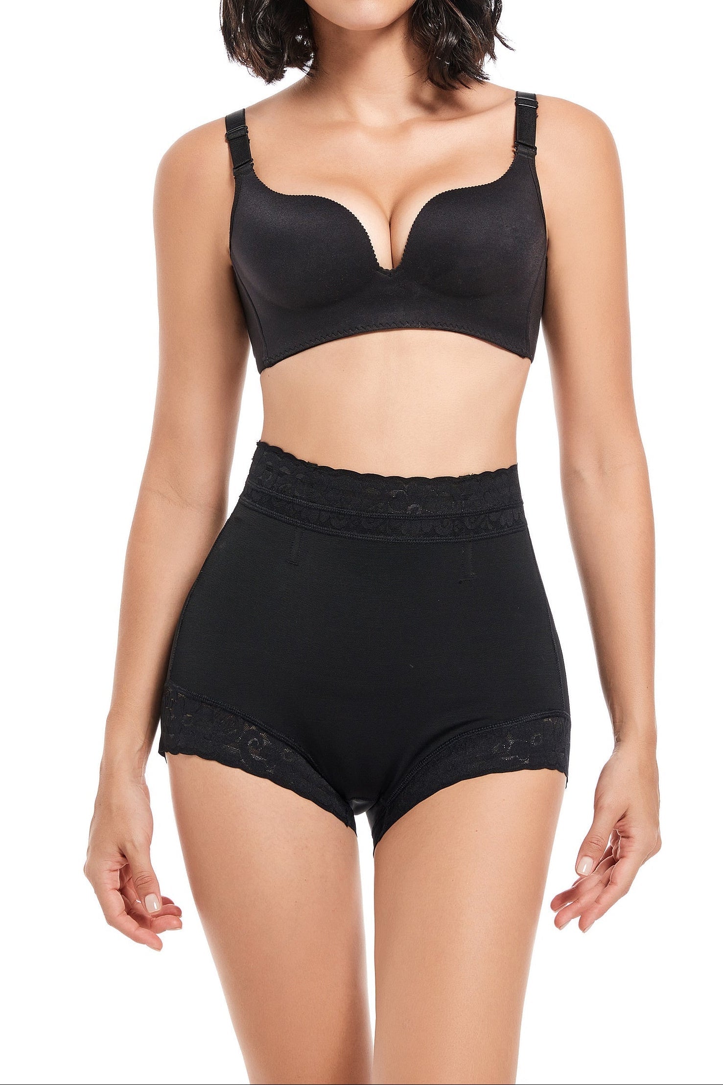 Classic Women's Lace Body Shaper Butt Lifter Tummy Control Smoothing Underwear Briefs