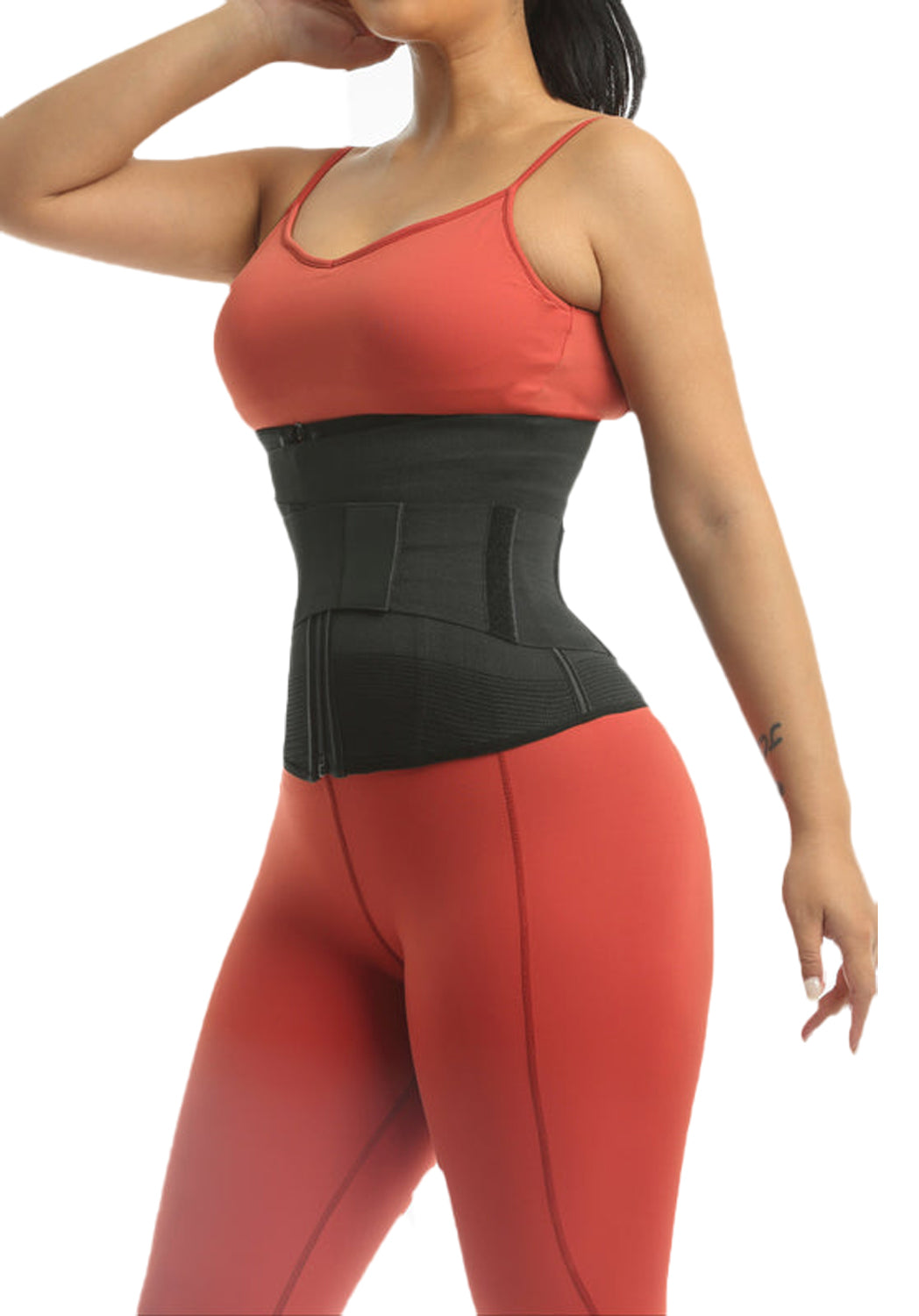 Women Double Compression Waist Trainer Corset Belt Tummy Control Body Shaper